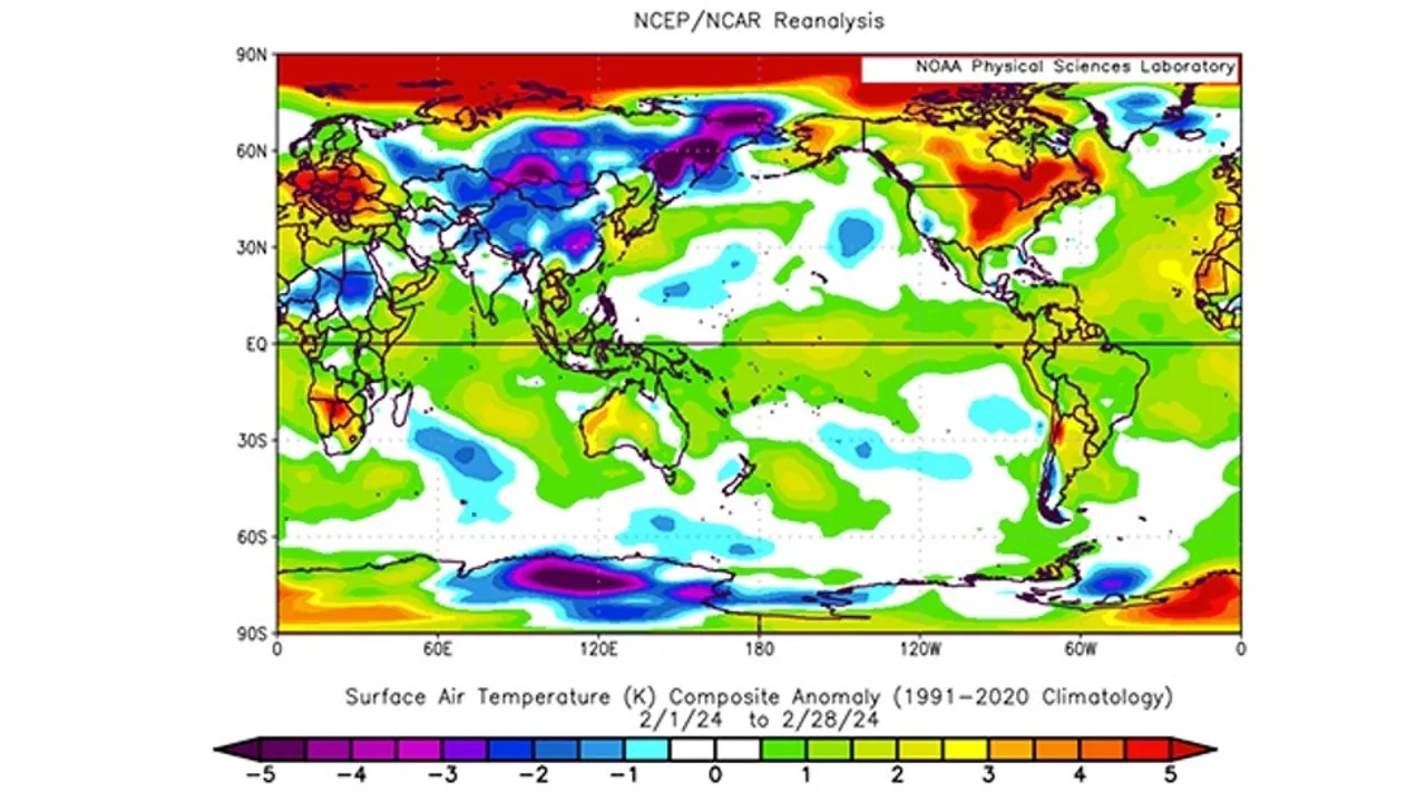 February 2024 Shatters Global Temperature Records, Signaling Urgent Call for Climate Action