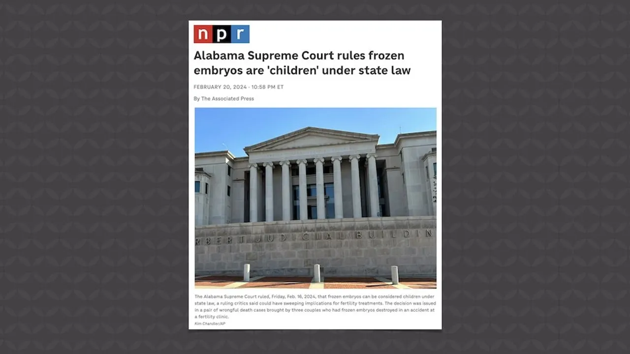 Alabama's Landmark Ruling on Frozen Embryos Sparks National Debate on IVF and Reproductive Rights