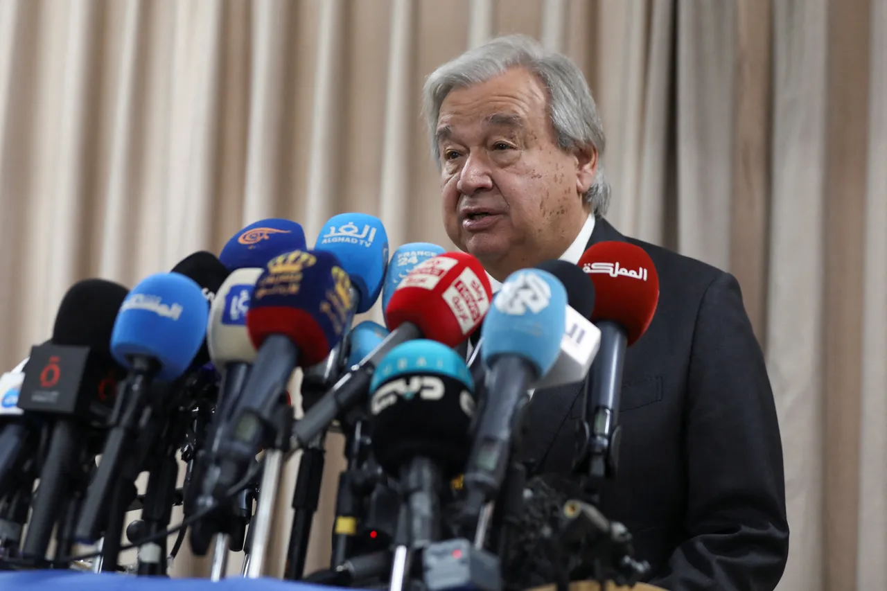 UN Chief Warns of “Dramatic Starvation” in Gaza