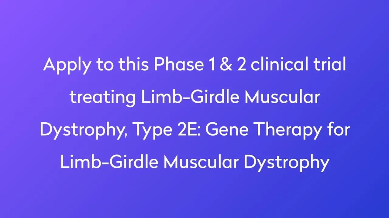 Gene Therapy Shows Promising Results For Limb Girdle Muscular Dystrophy Treatment 4788
