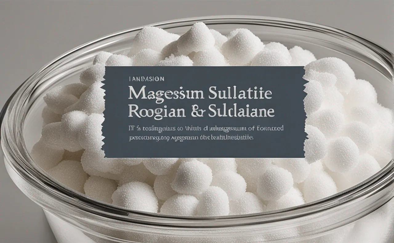 MagnesiumRougier, also known as Magnesium Sulfate (Oral Route, Topical