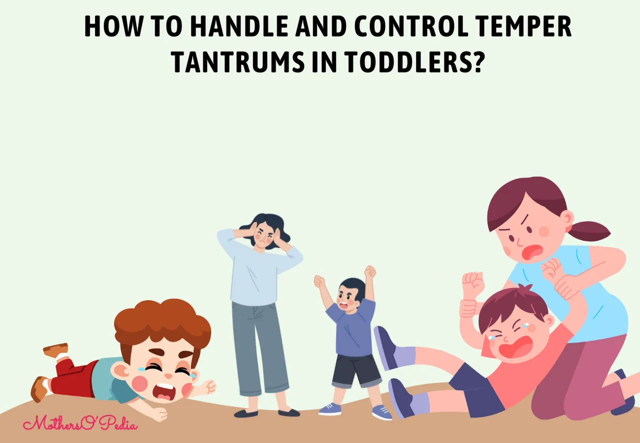 How to Handle and Control Temper Tantrums in Toddlers.