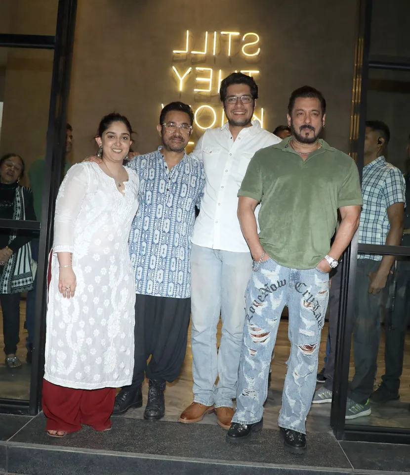Ira Khan Aamir Khan Junaid Khan Salman Khan
