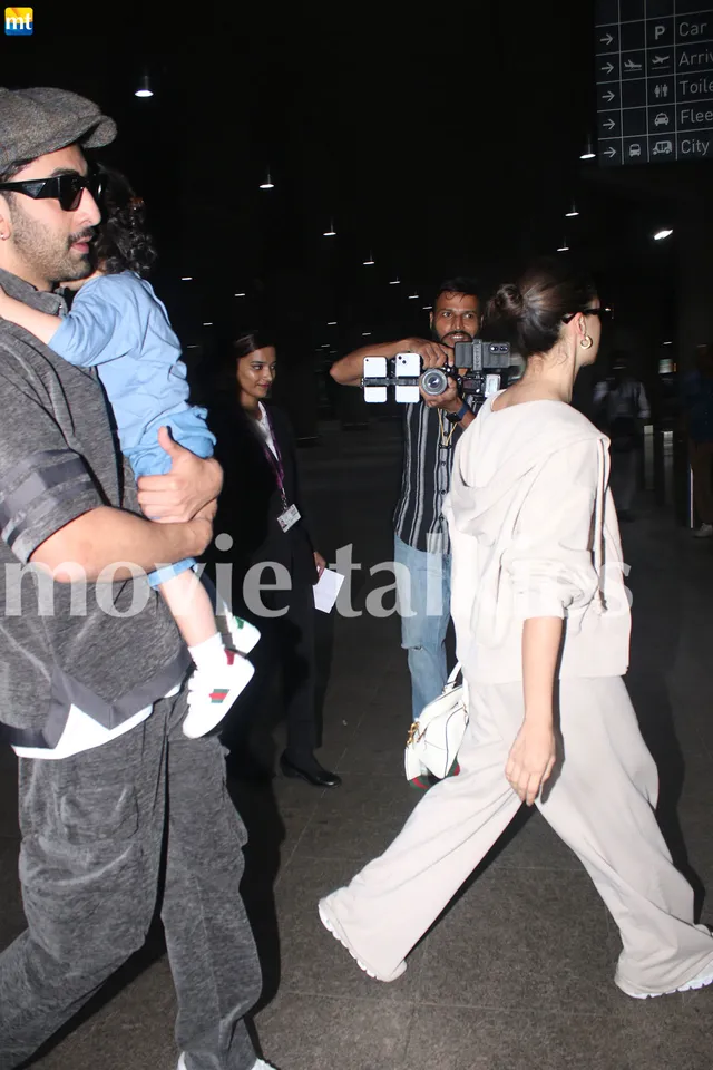 Ranbir Kapoor, Raha Kapoor and Alia Bhatt Return From Paris