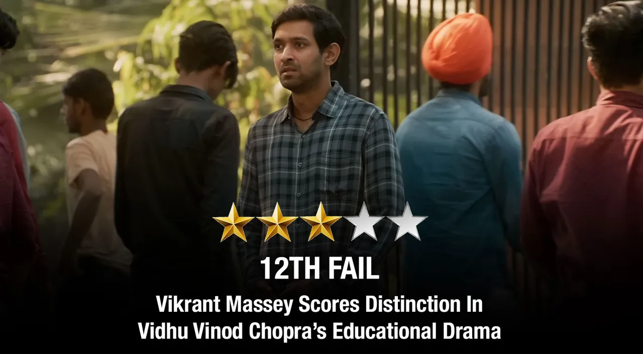 12th Fail Review - Vikrant Massey Scores Distinction In Vidhu Vinod Chopra's Educational Drama