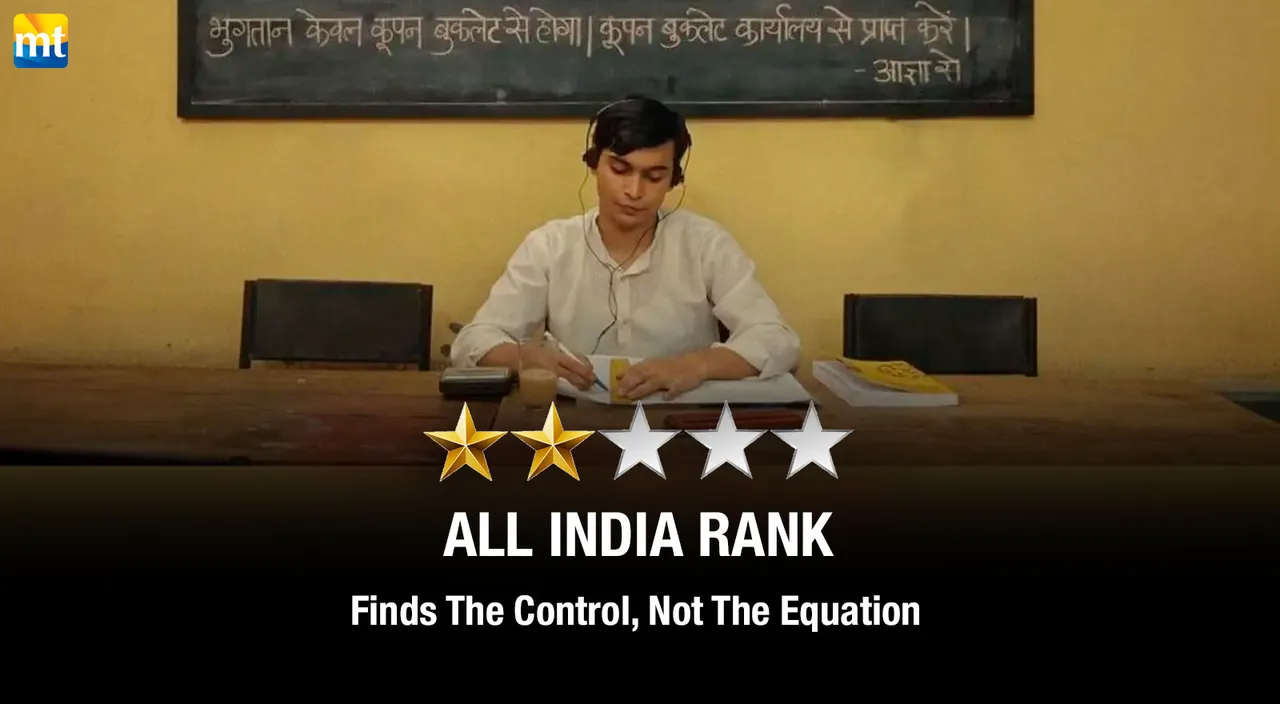 All India Rank Review - Finds The Control, Not The Equation