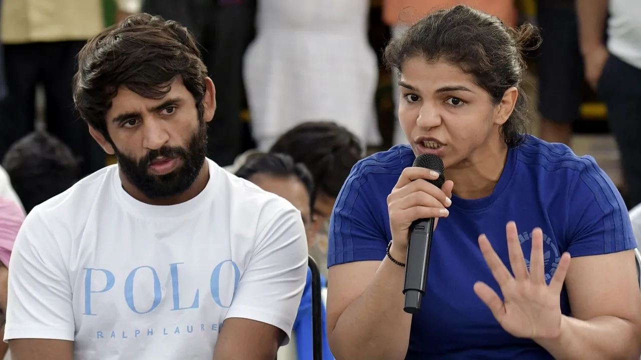 Sakshi Malik and bajrang punia