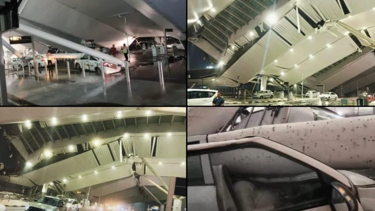 Delhi T1 airport roof collapse