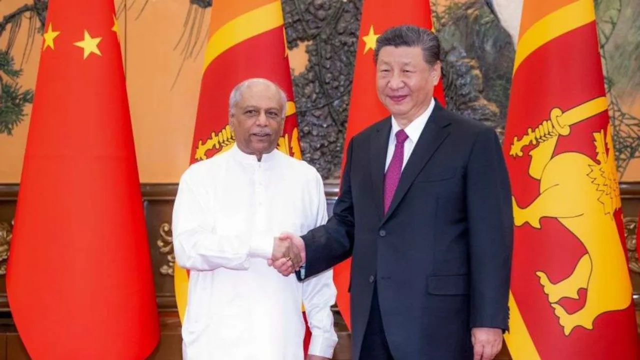 Dinesh Gunawardena Xi Jinping