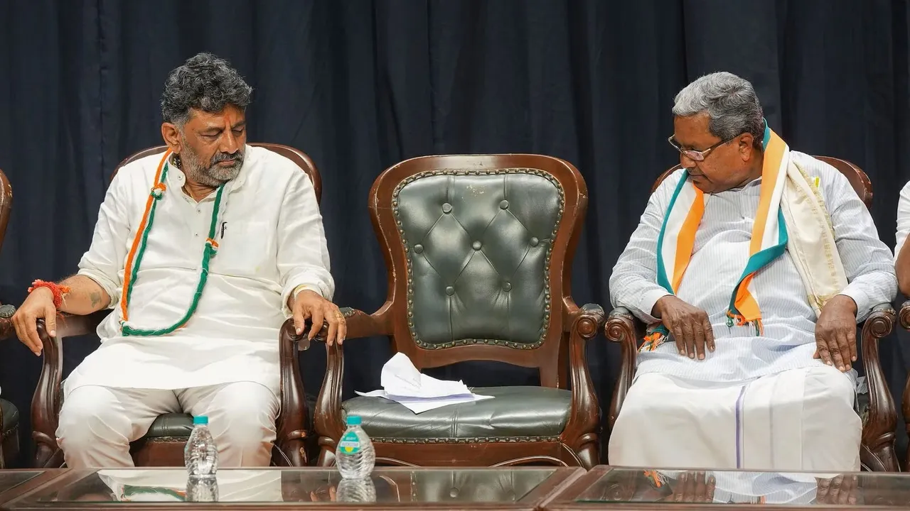 Siddaramaiah D K shivakumar Karnataka Congress