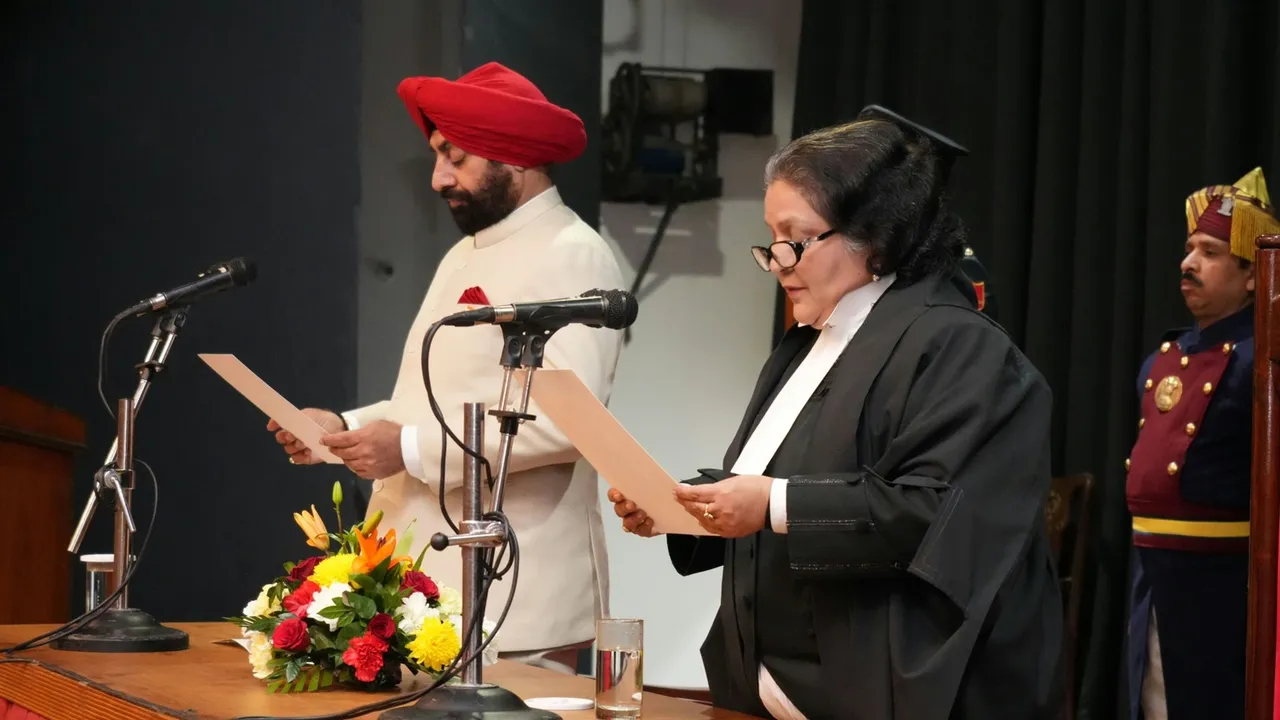 Newly appointed Chief Justice of Uttarakhand High Court, Justice Kumari Ritu Bahri ji was administered the oath of office as Chief Justice