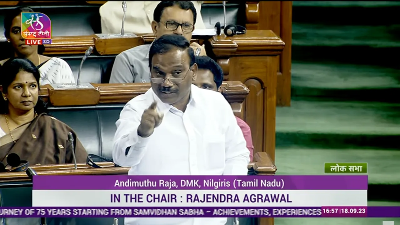 DMK's A Raja kicks up row with European Parliament remarks on Manipur