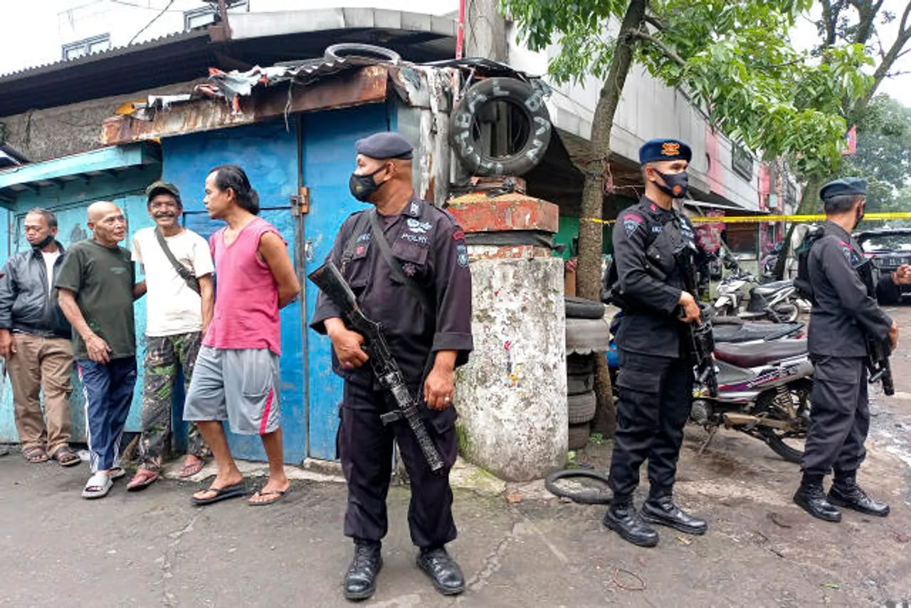 Indonesia Bombing police