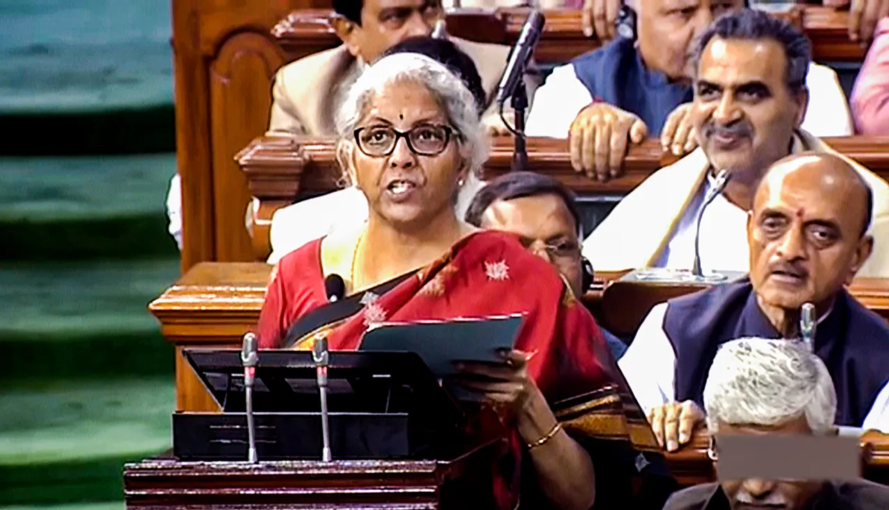 Nirmala Sitharaman's daughter, relatives watch from Lok Sabha gallery as she presents Union Budget 2023-24