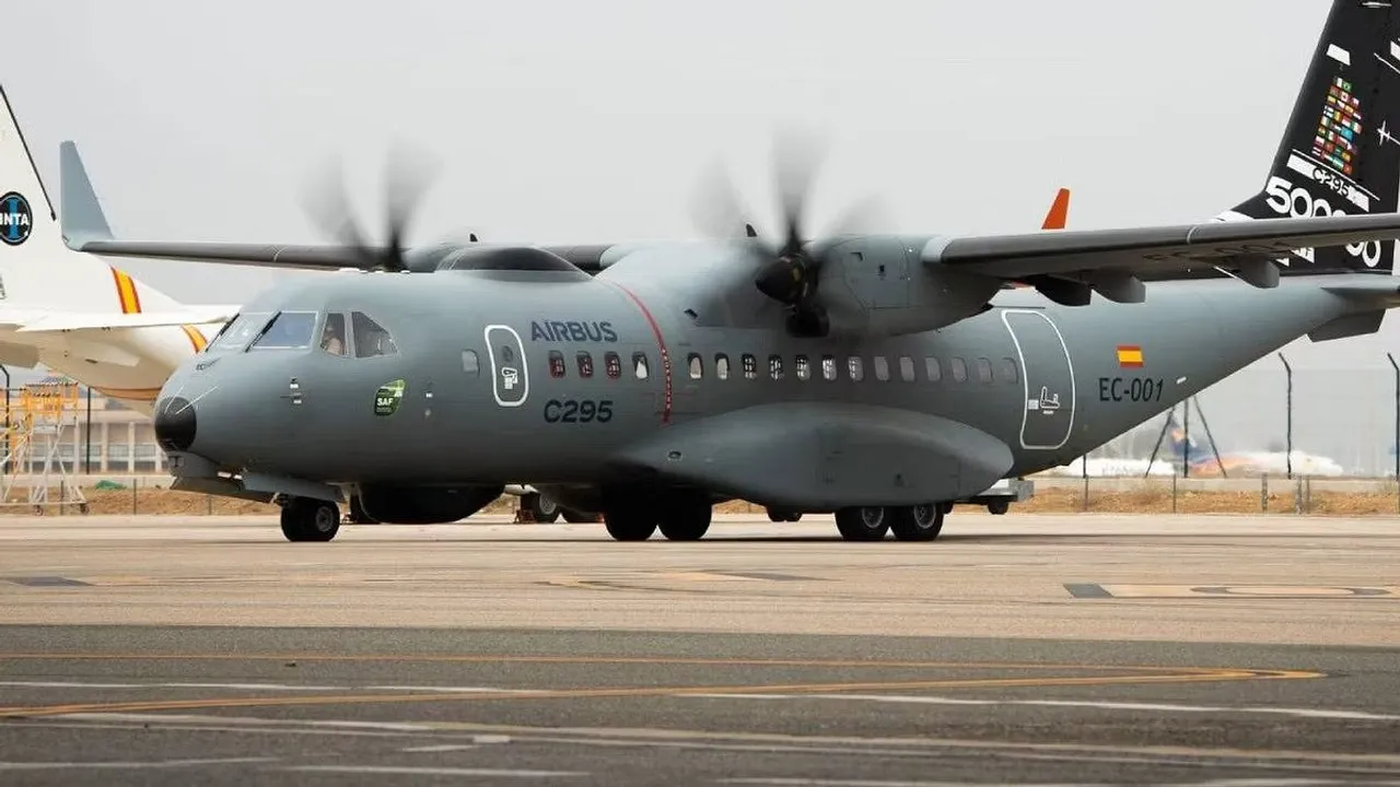 IAF Chief receives first C-295 aircraft at a ceremony in Spanish city of Seville