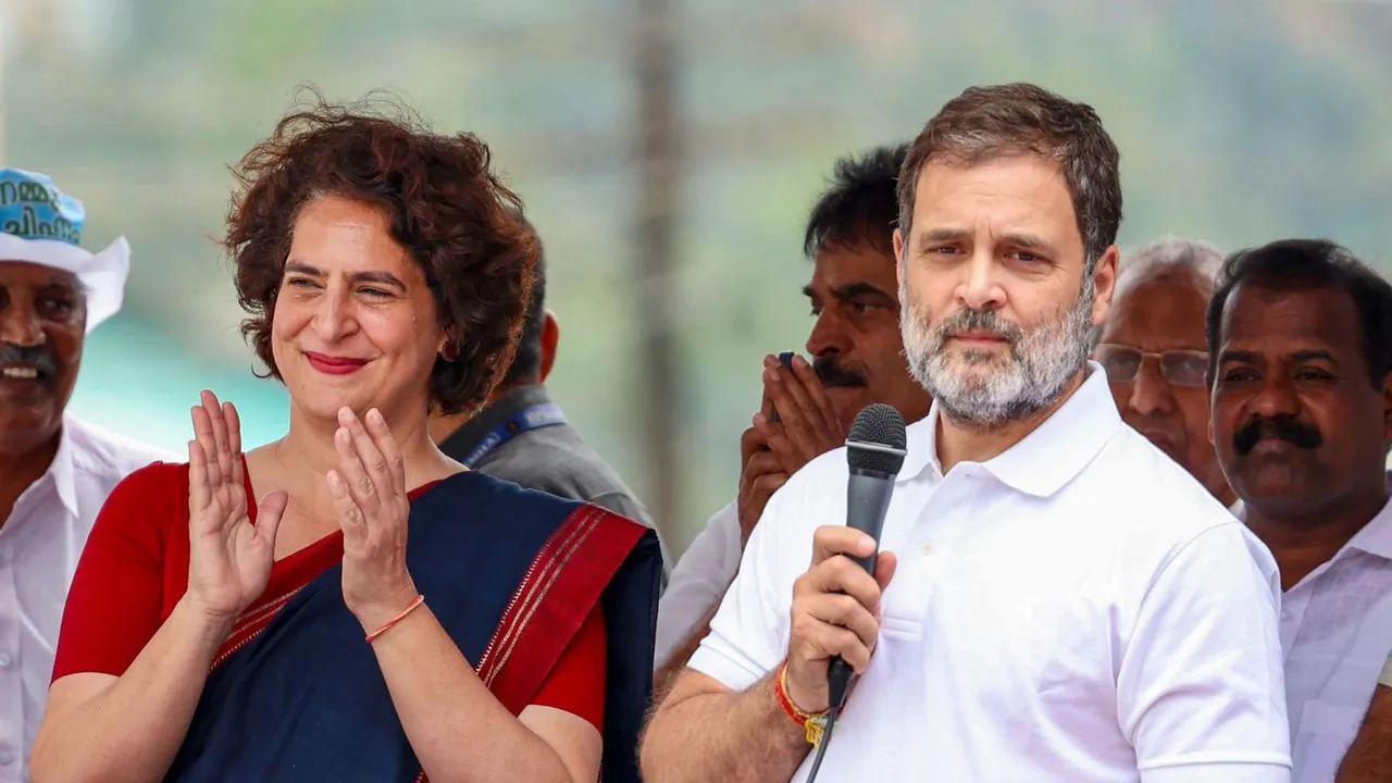 Wayanad LS bypoll Priyanka crosses 3.64 lakh vote lead of Rahul in