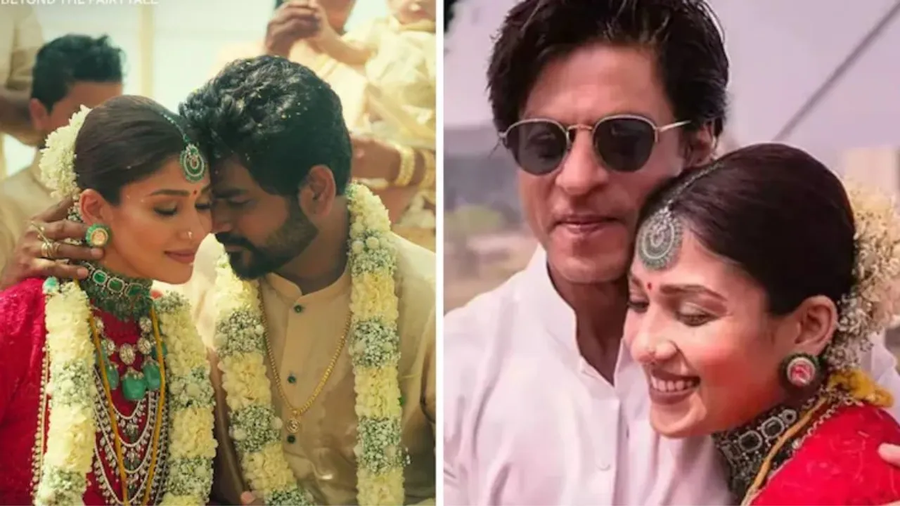 Nayanthara and Shah Rukh Khan