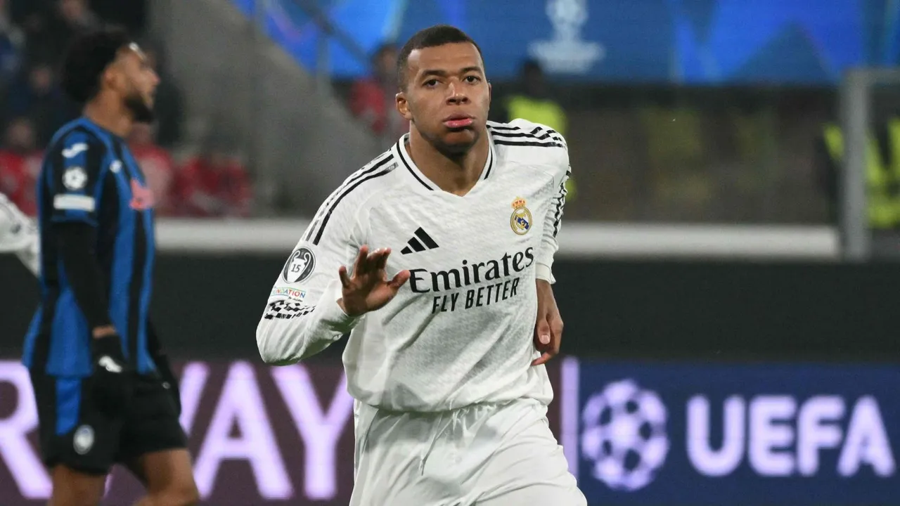 Real Madrid vs Atalanta Kylian Mbappe