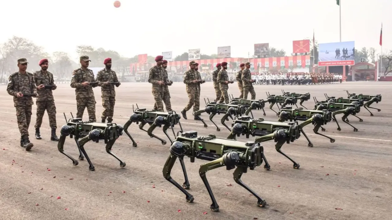 Republic Day Parade Indian Army Robots