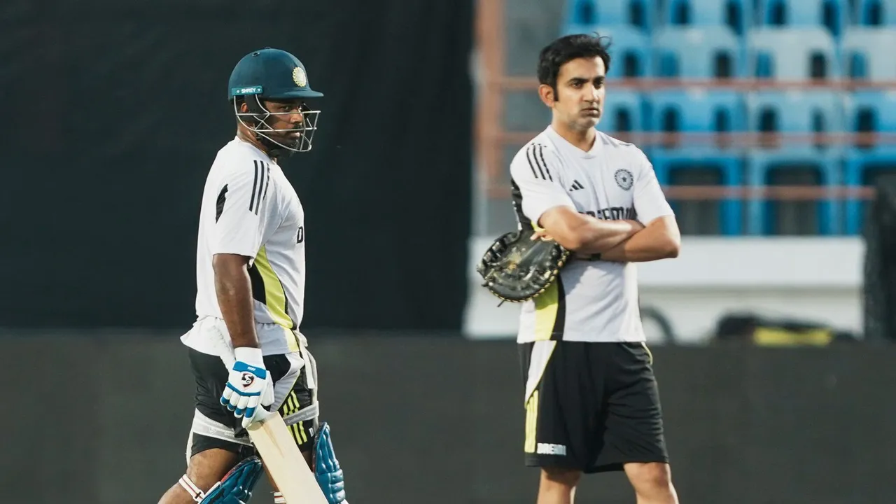 Sanju Samson Gautam Gambhir Indian Cricket