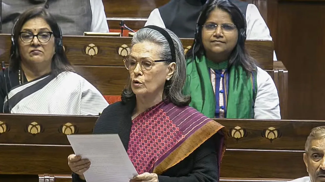 Sonia Gandhi Rajya Sabha