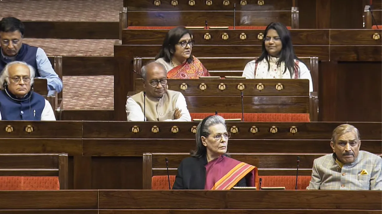 Congress Rajya Sabha Sonia Gandhi