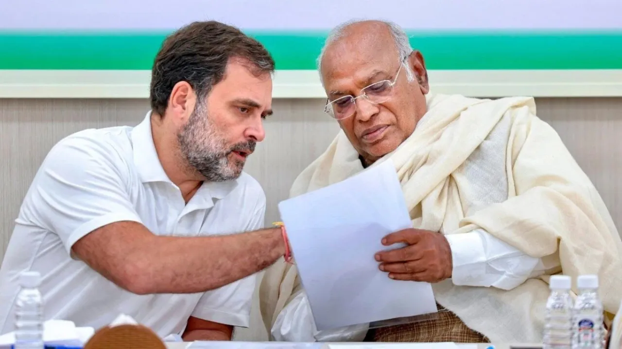 Congress Reshuffle Rahul Gandhi Mallikarjun Kharge