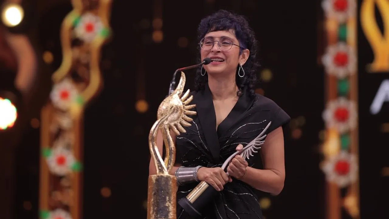 Kiran Rao wins multiple awards for Laapataa Ladies at IIFA 2025 in Jaipur on Sunday, March 9, 2025.