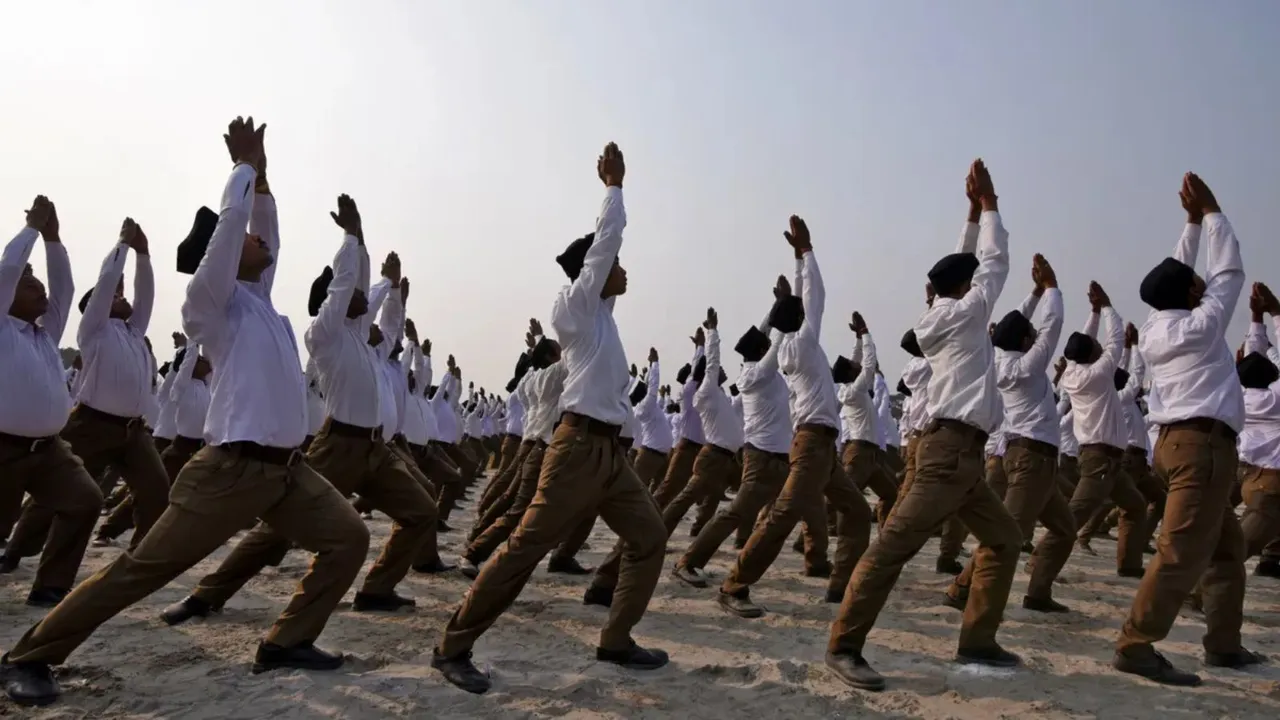 Stones hurled at RSS training camp