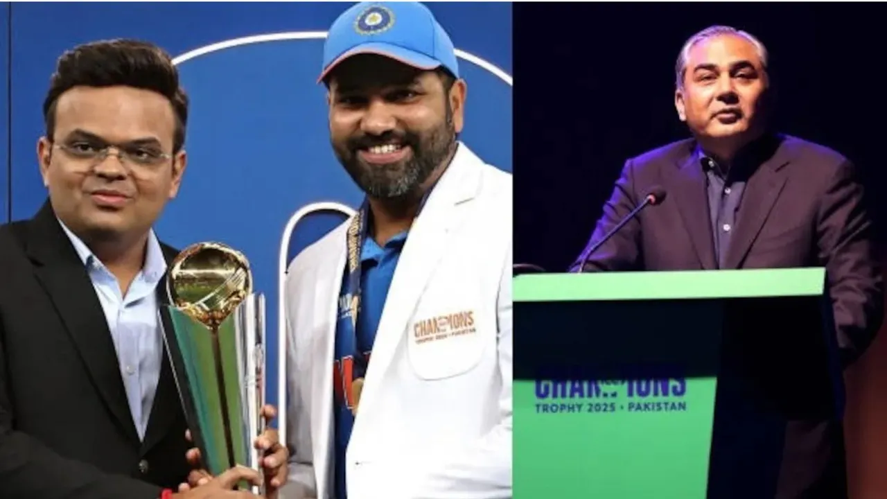 Rohit Sharma with Jai Shah