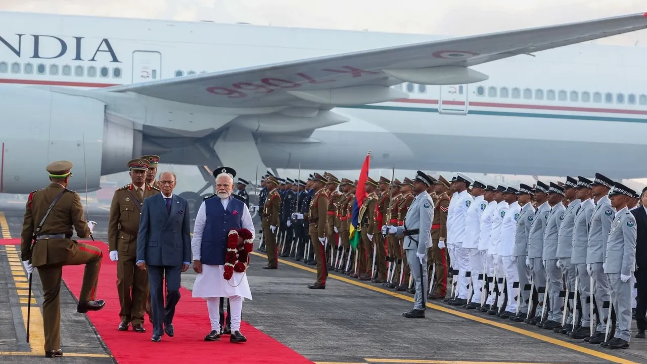 Modi in Mauritius