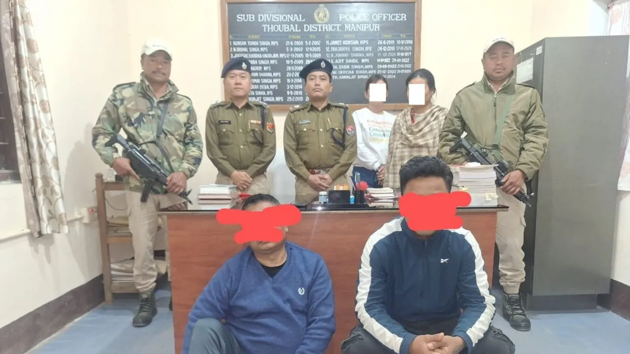 Manipur Police Rescue Girl Militants