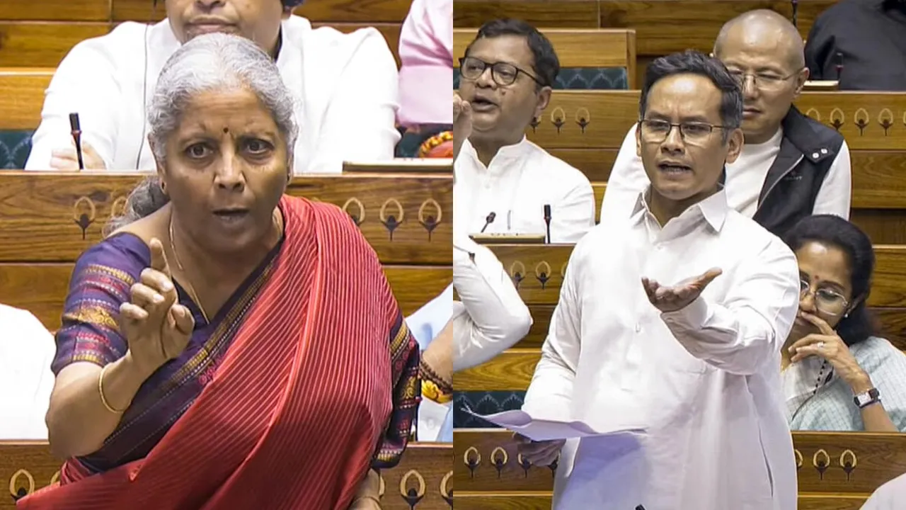 Nirmala Sitharaman Gaurav Gogoi