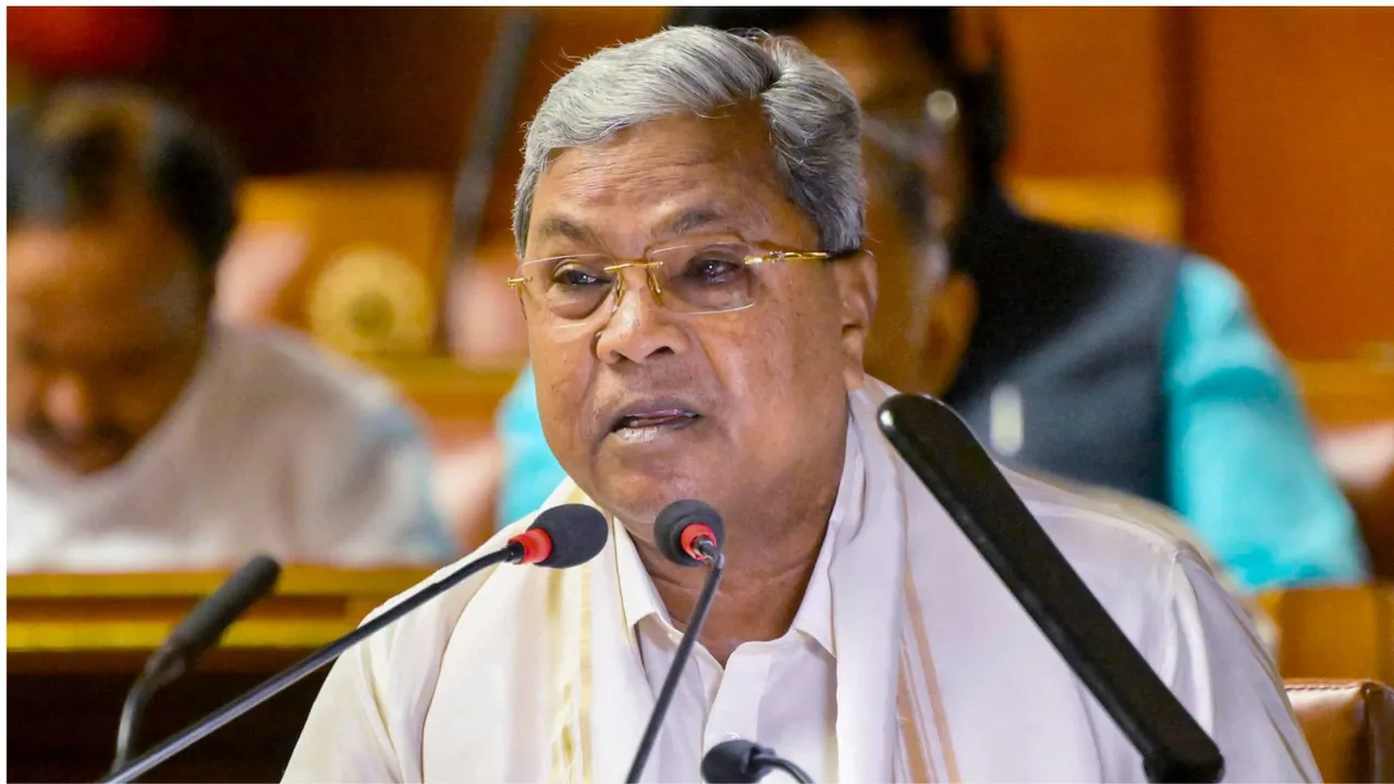 Karnataka CM Siddaramaiya image