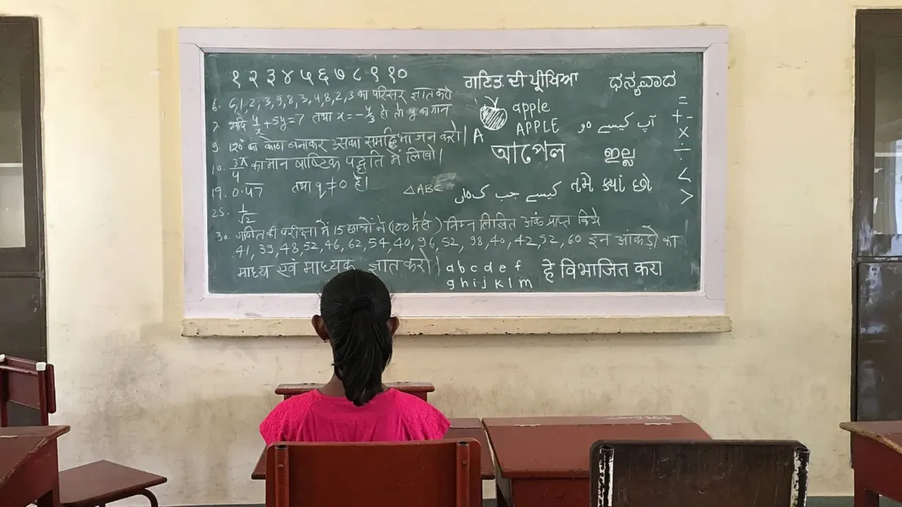 Three-language formula School image
