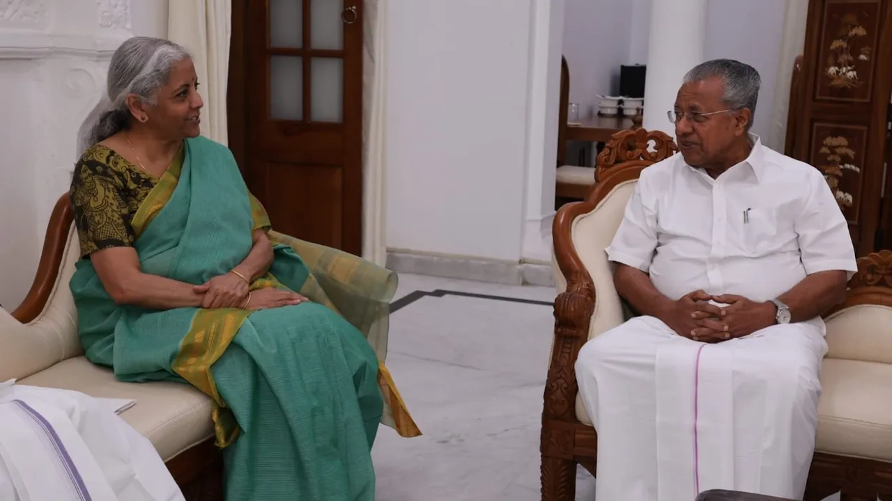 Nirmala Sitharaman and Pinarayi Vijayan