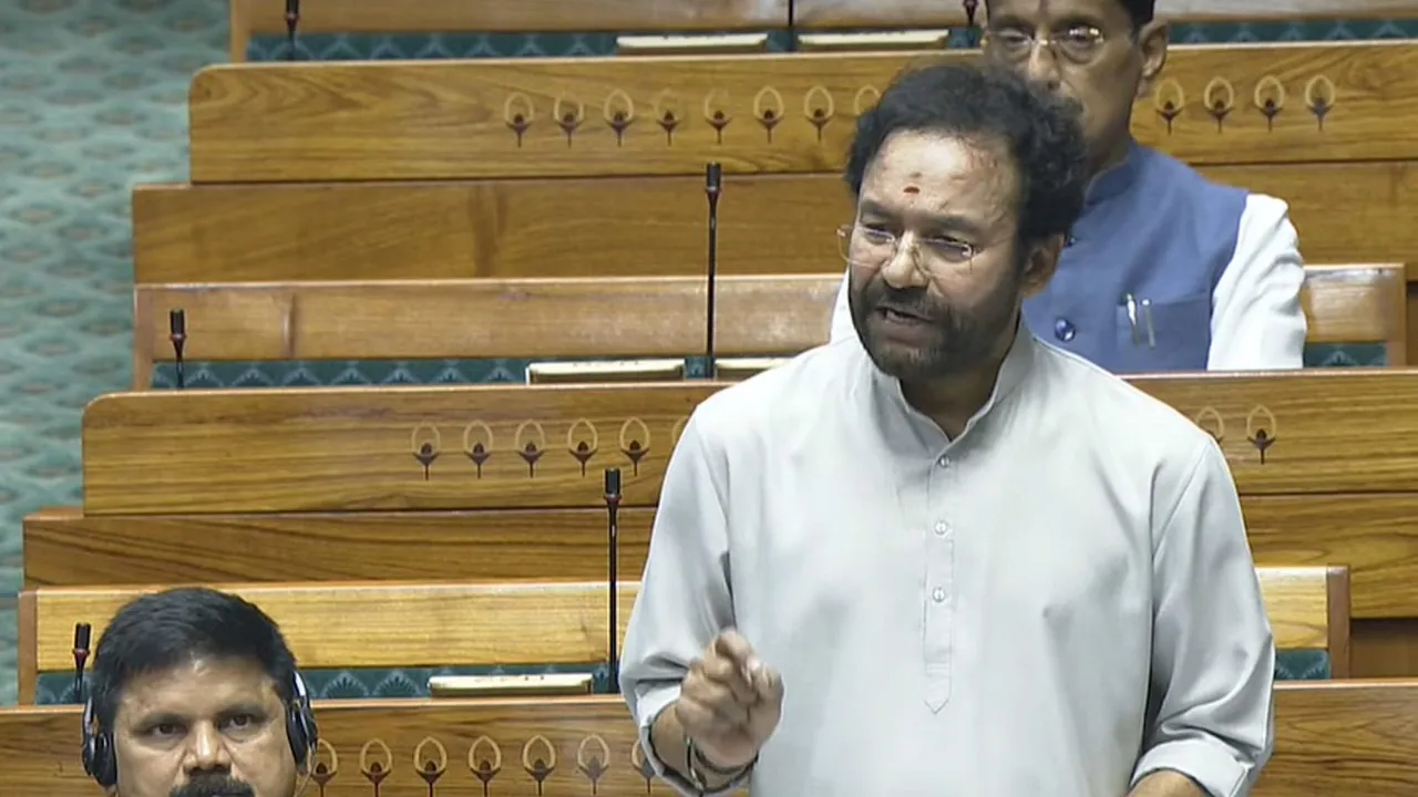 Union coal minister G Kishan Reddy image