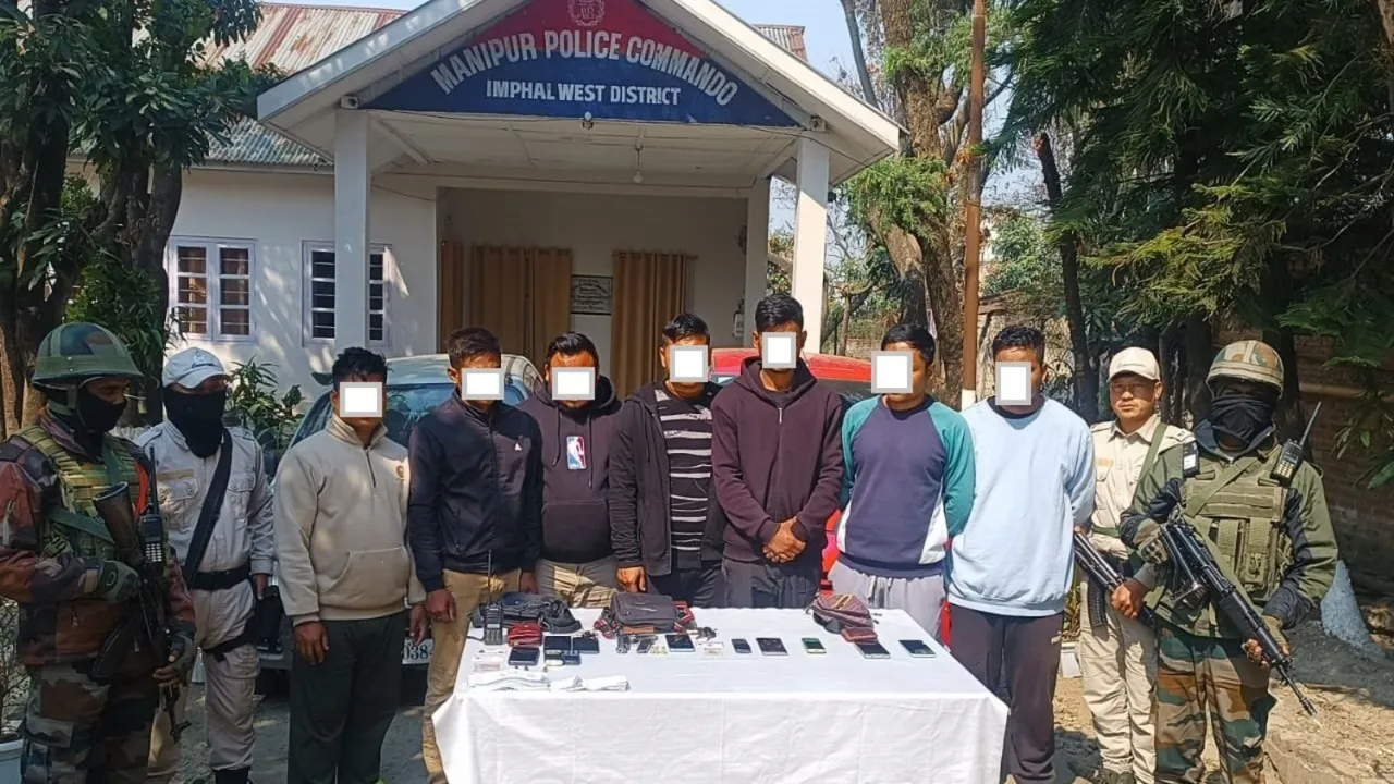 Manipur Police Arrest Militants Imphal West