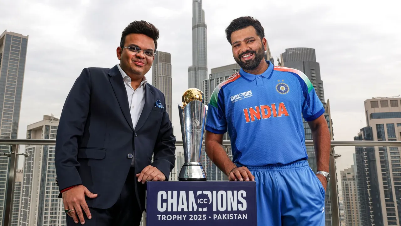 Rohit Sharma Jay Shah Champions Trophy