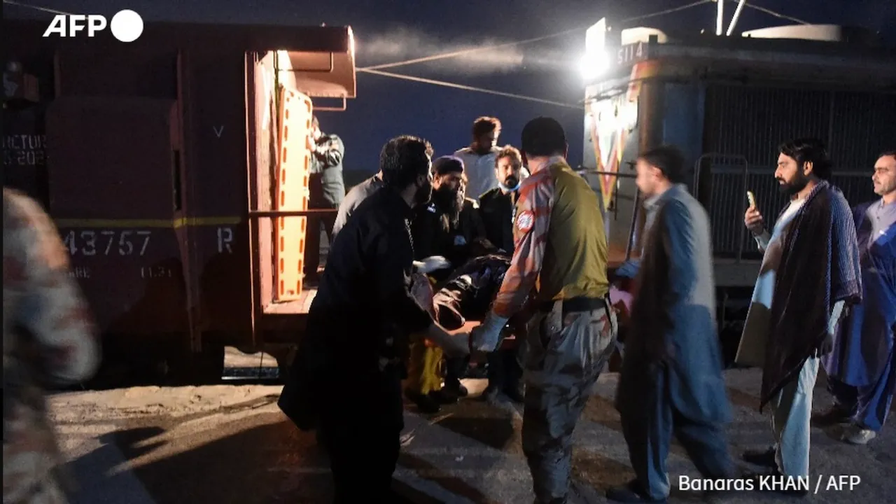 Pakistan train hijack