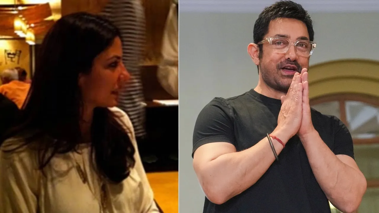 Gauri Spratt and Aamir Khan