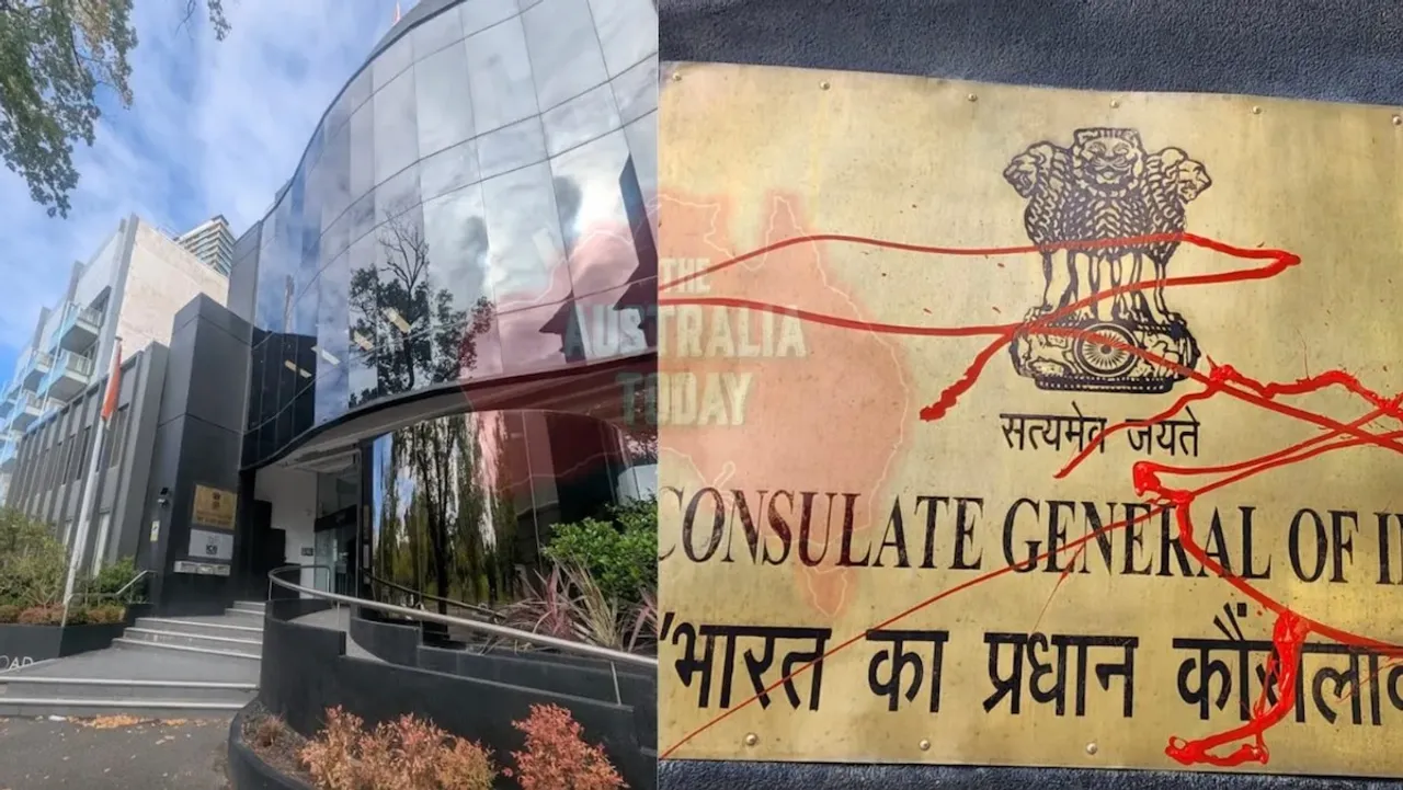 Indian consulate in Melbourne vandalised