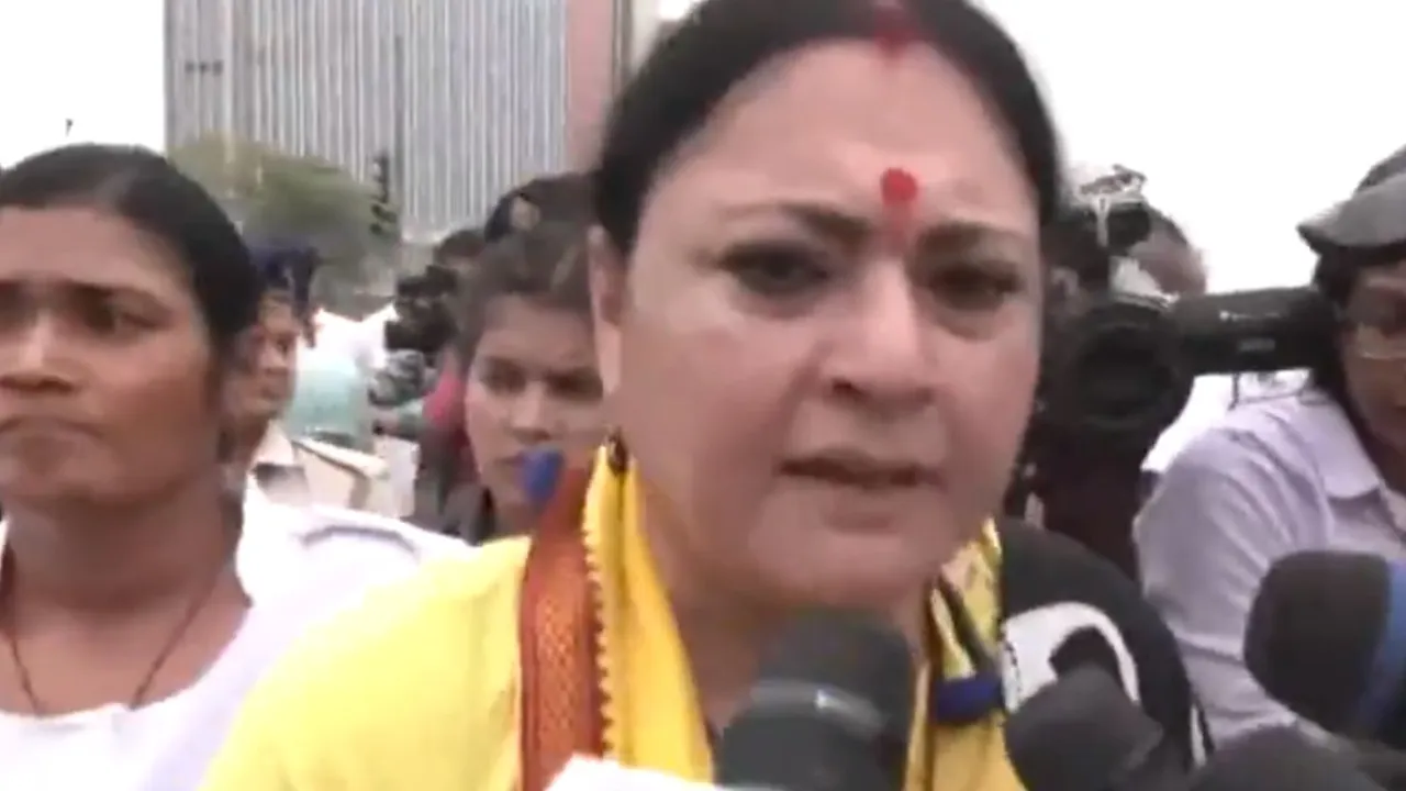 BJP women leaders Agnimitra Paul was stopped by the West Bengal Police on Thursday