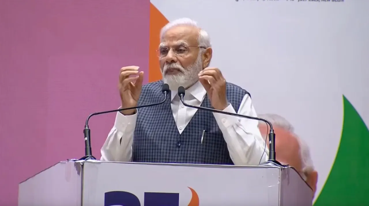 Narendra Modi at NDA Meeting