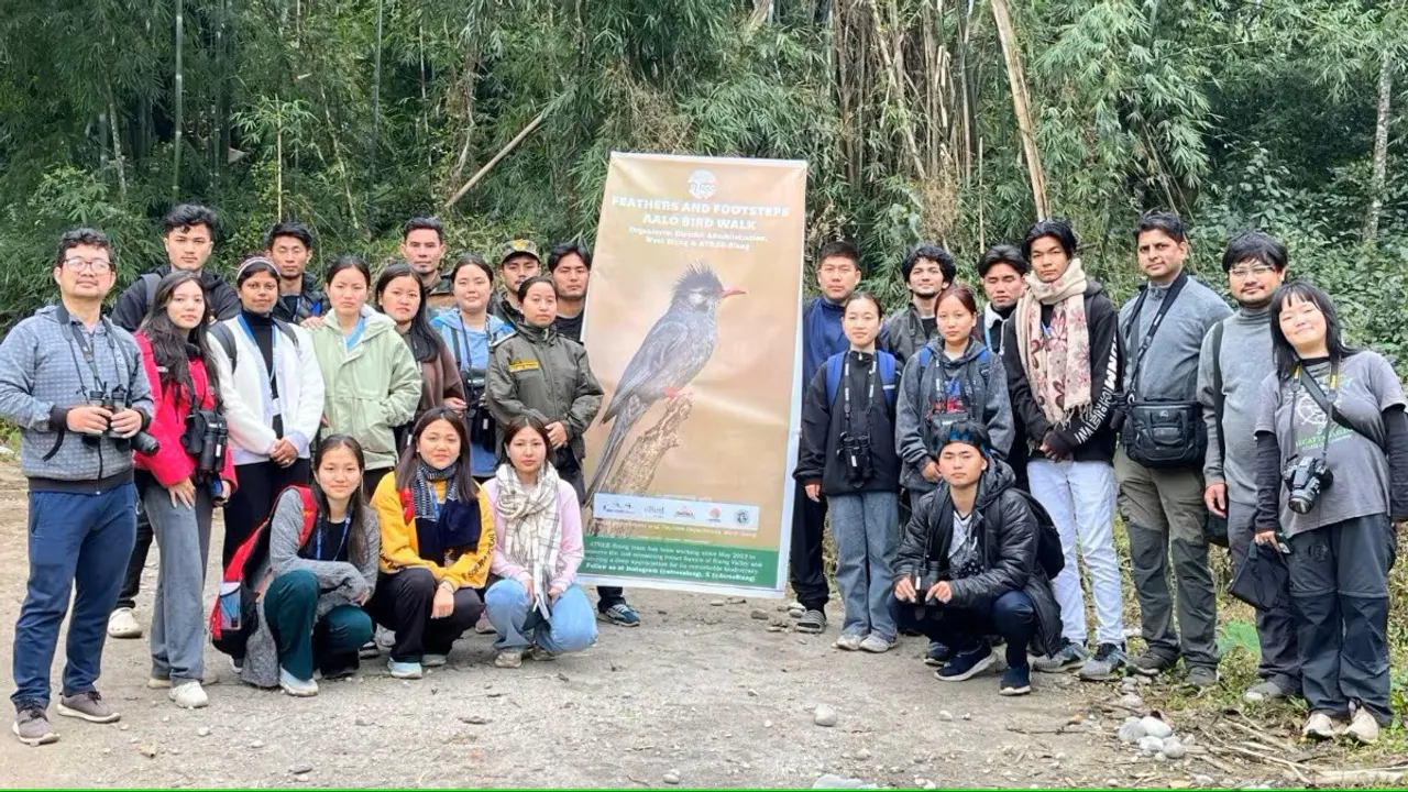 Arunachal Pradesh: 57 species sighted during Aalo bird walk