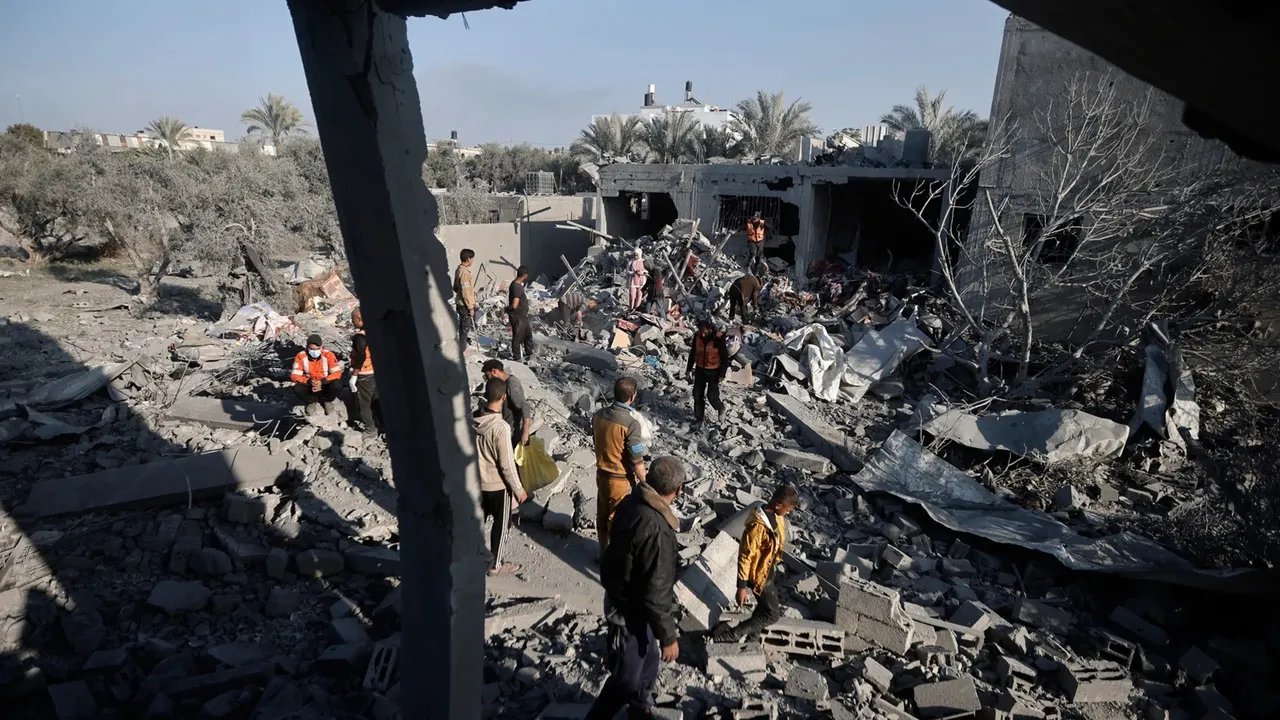 Israeli airstrikes on Khan Younis, Southern Gaza Strip