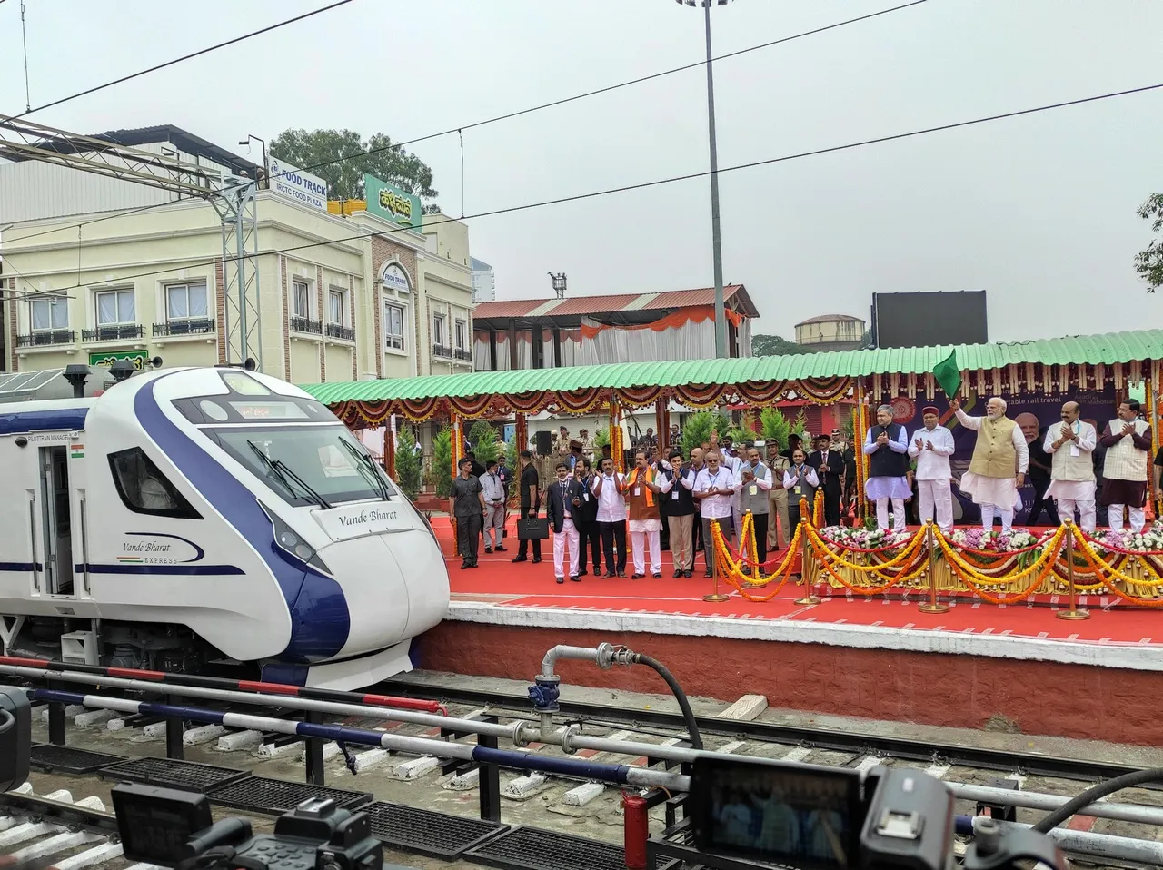 PM flags off south India's first Vande Bharat Express in Bengaluru