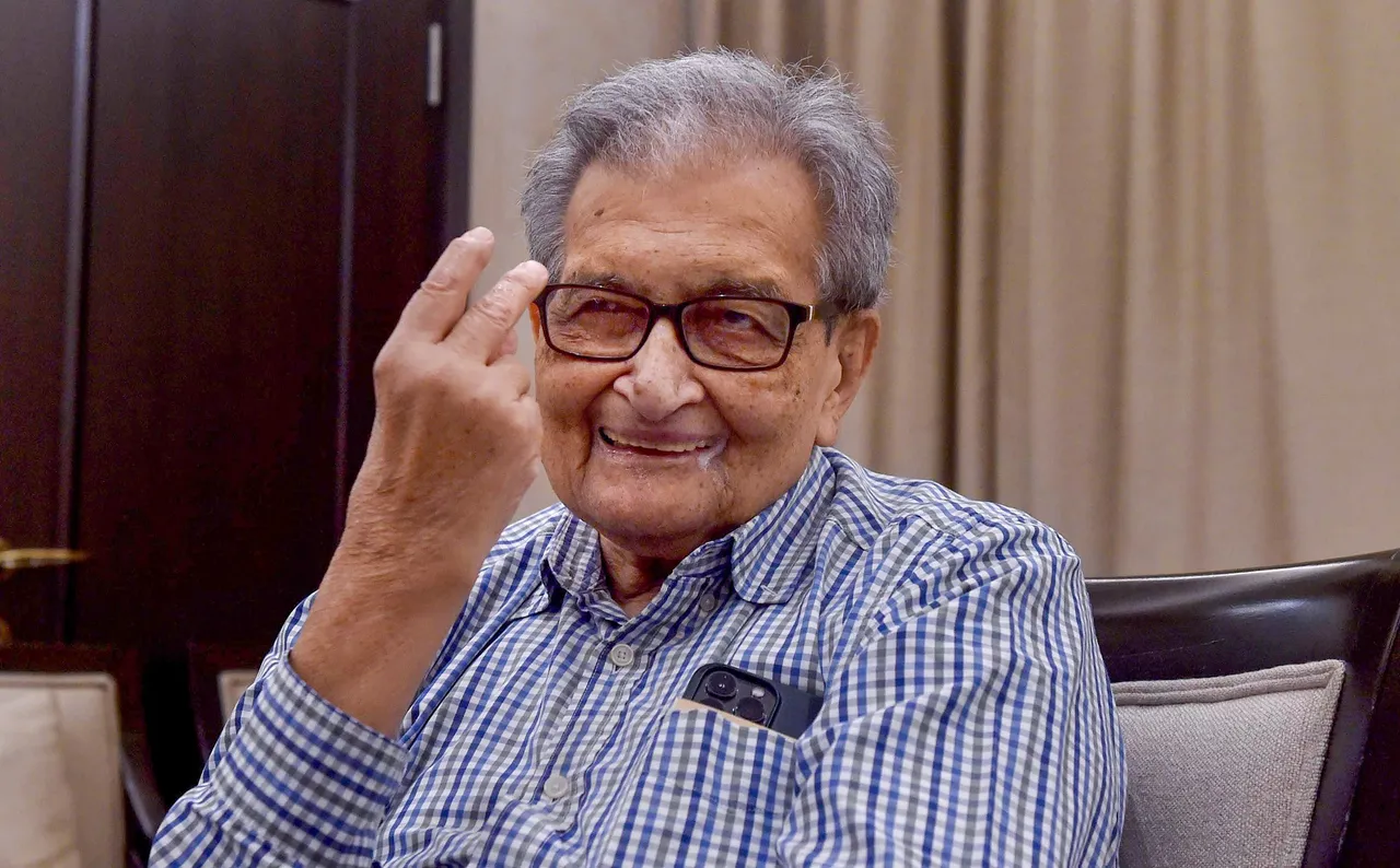 Amartya Sen in Kolkata