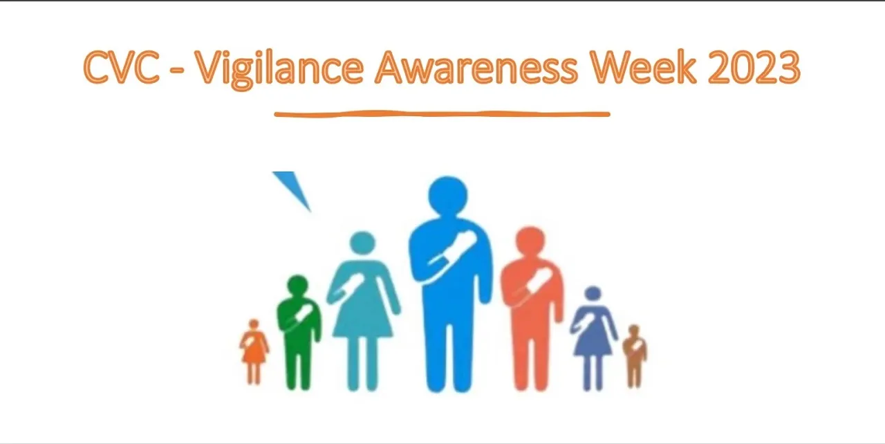 CVC to observe Vigilance Awareness Week from Oct 30 to Nov 5