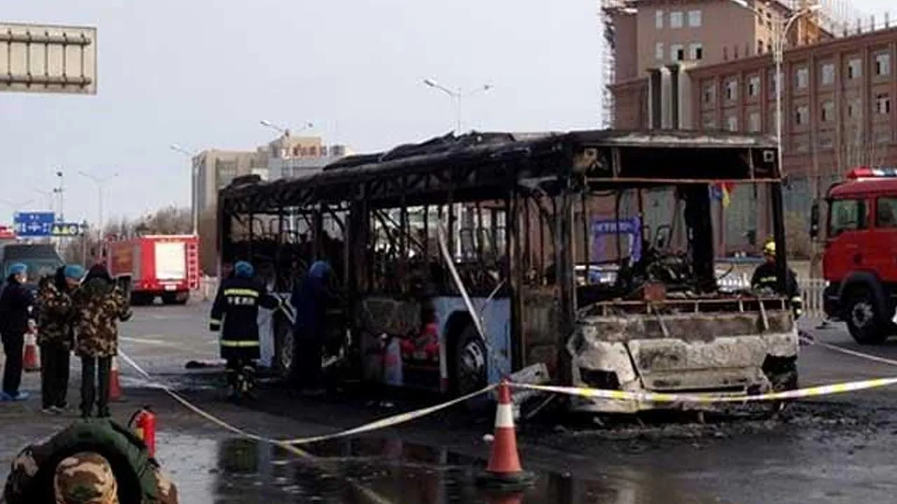 China's Shanxi province Bus Crash